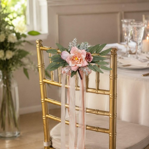 Pew flowers wedding ceremony - flowers,