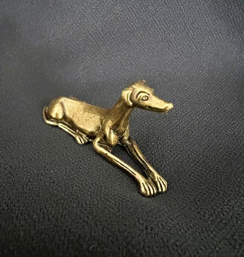 Vintage brass greyhound - vintage,