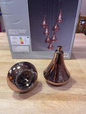 NEXT  MALMO COPPER GLASS CLUSTER PENDENT LIGHT  - 1 REPLACEMENT SHADE