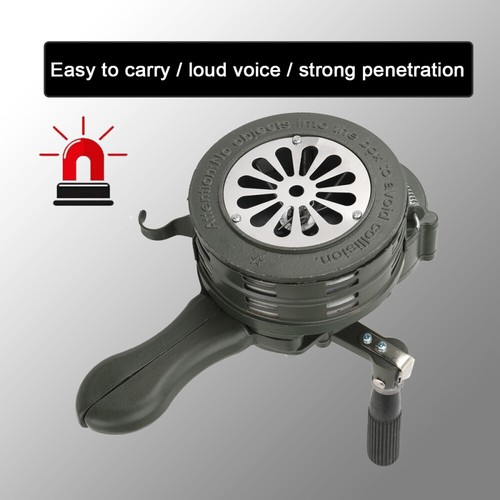 Hand crank siren - crank,