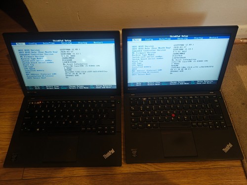 Thinkpad laptop joblot - x,