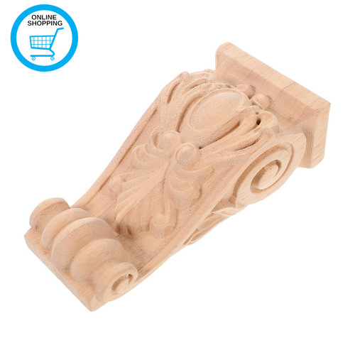 Wood carved corbel european - wood,