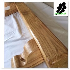 SOLID OAK BEAM,SIZE 47 "X 6"X 4" RUSTIC MANTEL,WITH LARGE CORBELS, MANTELPIECE