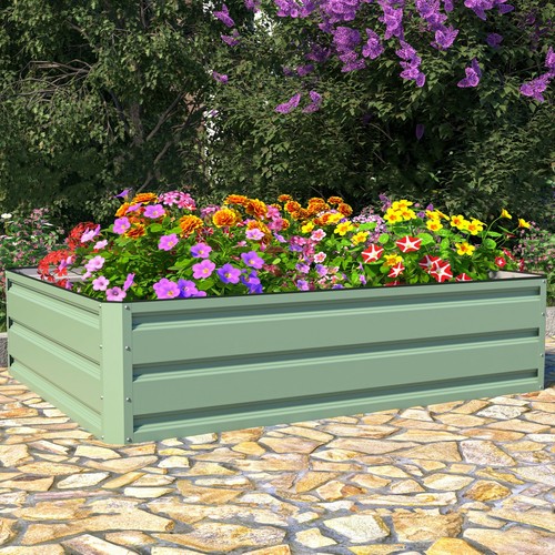 Garden metal raised vegetable - garden,