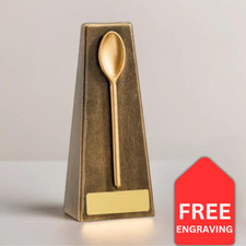 Wooden Spoon Trophy Award with