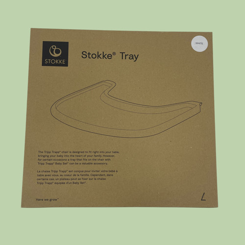 Stokke white tray for tripp - tray,
