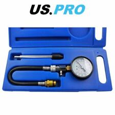 US PRO Tools Compression Tester Set For Petrol Engines 0-300psi 5323