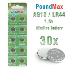 30 X PoundMax AG13 LR44 SR44