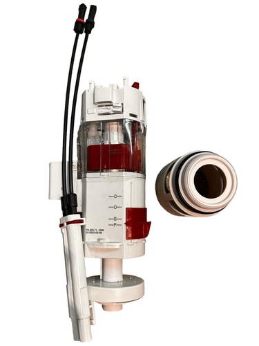 Sanit twin black cable flush - cable,