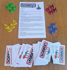 SORRY Board Game Pieces Play