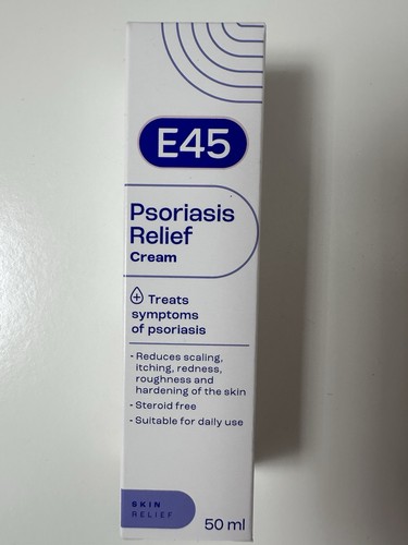 E45 psoriasis relief cream - e45,