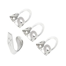 Guitar Finger Picks, Adjustable Finger Thumb Picks Set for Guitar Banjos, Silver