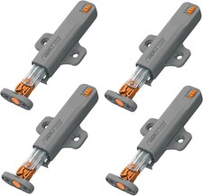 4 PCS Push to Open Door Catches, Door Push Opener Heavy Duty Cupboard Catch Latc