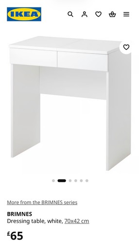 Ikea brimnes dressing table - ikea,