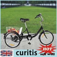 20 Inch Adult 3-Wheel Tricycle