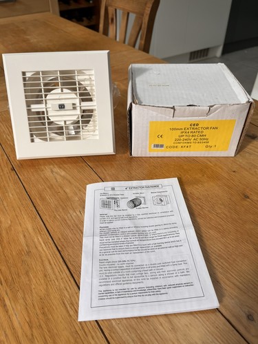 Ced xf4t 100mm extractor fan - ced, -100mm