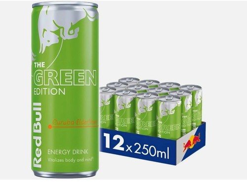 Red bull energy drink - drink, green