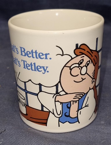 Vintage tetley tea mug - vintage,