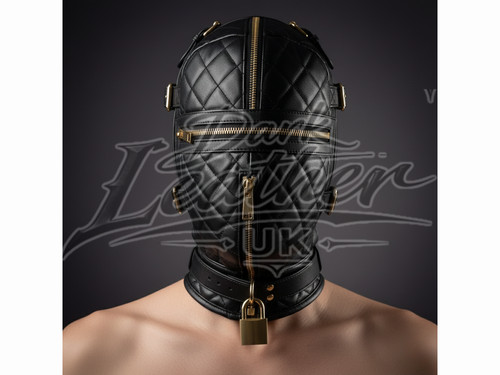 Custom quilted leather bondage - custom,