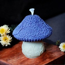 Handmade Large Mushroom Candle