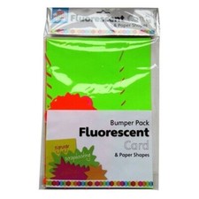 Coloured Fluorescent Card -