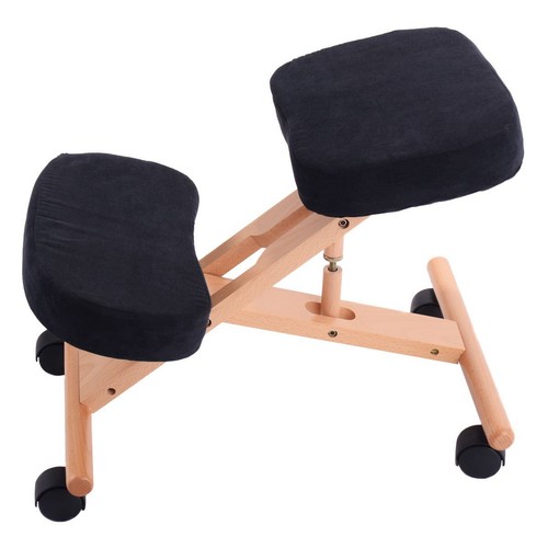 Kneeling posture chair - kneeling, grey