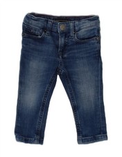TOMMY HILFIGER Baby Girls Slim Jeans 6-9 Months W16 L9 Blue Cotton ZY20