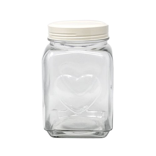 2200ml embossed heart - 2200ml,
