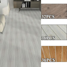 Self-Adhesive Vinyl Planks Hardwood Wood Peel 'N Stick Floor Tiles- 36 Pieces US