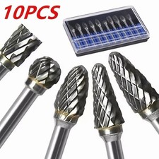 10pcs Tungsten Carbide Burr