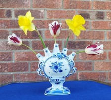 Delft Tulip Vase Blue and