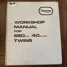 Genuine Triumph OEM Factory