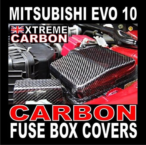 Carbon fuse box cover - carbon, set