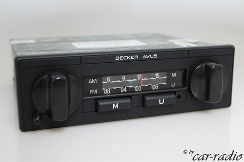 Original becker avus - becker, mu