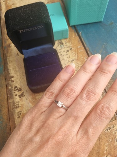Tiffany platinum diamond - &,