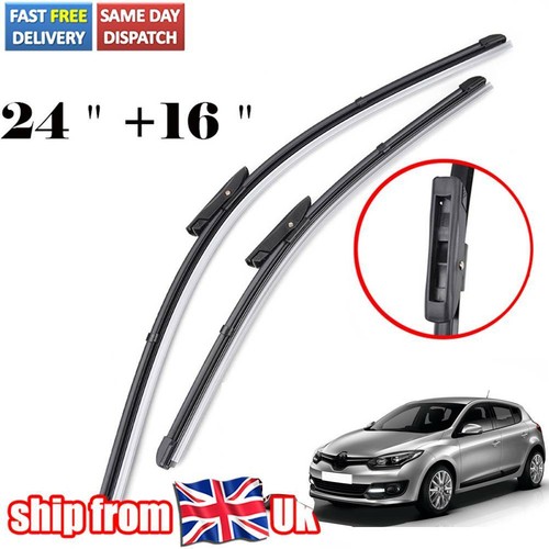Front windscreen wiper blades - front,
