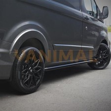 Ford Transit Custom 2012-2023 SWB Black Side Bars