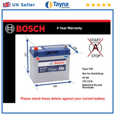 Car Battery S4023 Bosch 049