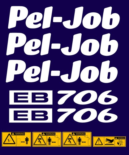 Pel job eb706 decals - pel,