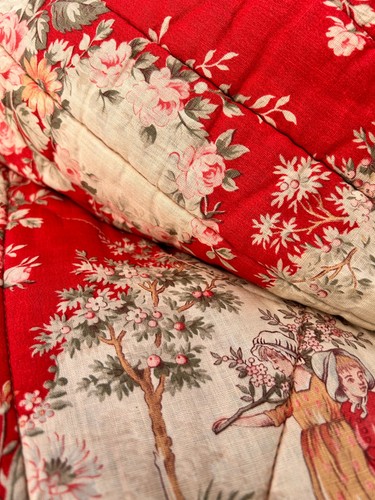 French vintage padded double - french,