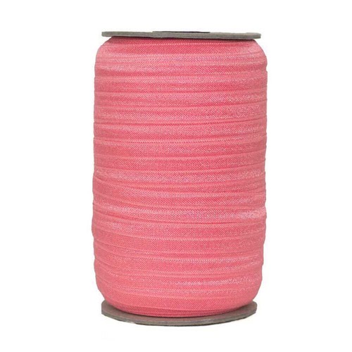 Strawberry pink 15mm fold - 5/8",