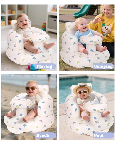 Inflatable baby seat with - inflatable,