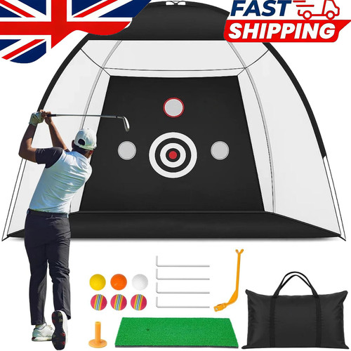Golf practice net with - golf,