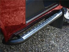 Land Rover Defender 90 Tubular Side Runners Steps Black Chequer Plate Top DA7012