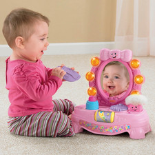 Fisher Price Laugh & Learn Magical Musical Sensory Baby Mirror Fun Play Toy Gift