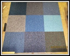 Random Mixed New Carpet Tiles Top UK Brands only £19.99 a box of 20 Delivered