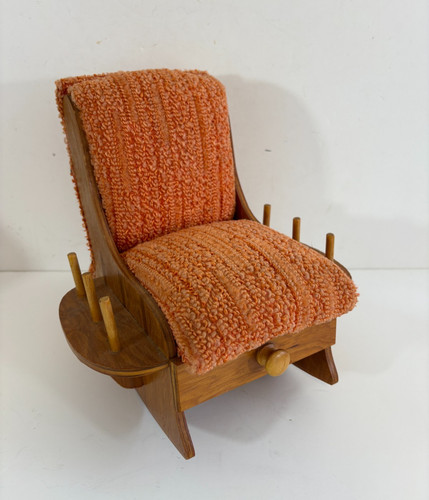 Vintage wooden rocking chair - wooden,