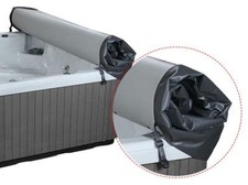 CUSTOM MADE Insulated Roll Up Swim Spa Roller Cover - LIGHTWEIGHT-HOT TUB