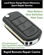 Land Rover Key Repair Fix Discovery 3 Button Remote New Case Flip Refurbishment
