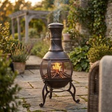 Chimenea Fire Pit Cast Iron